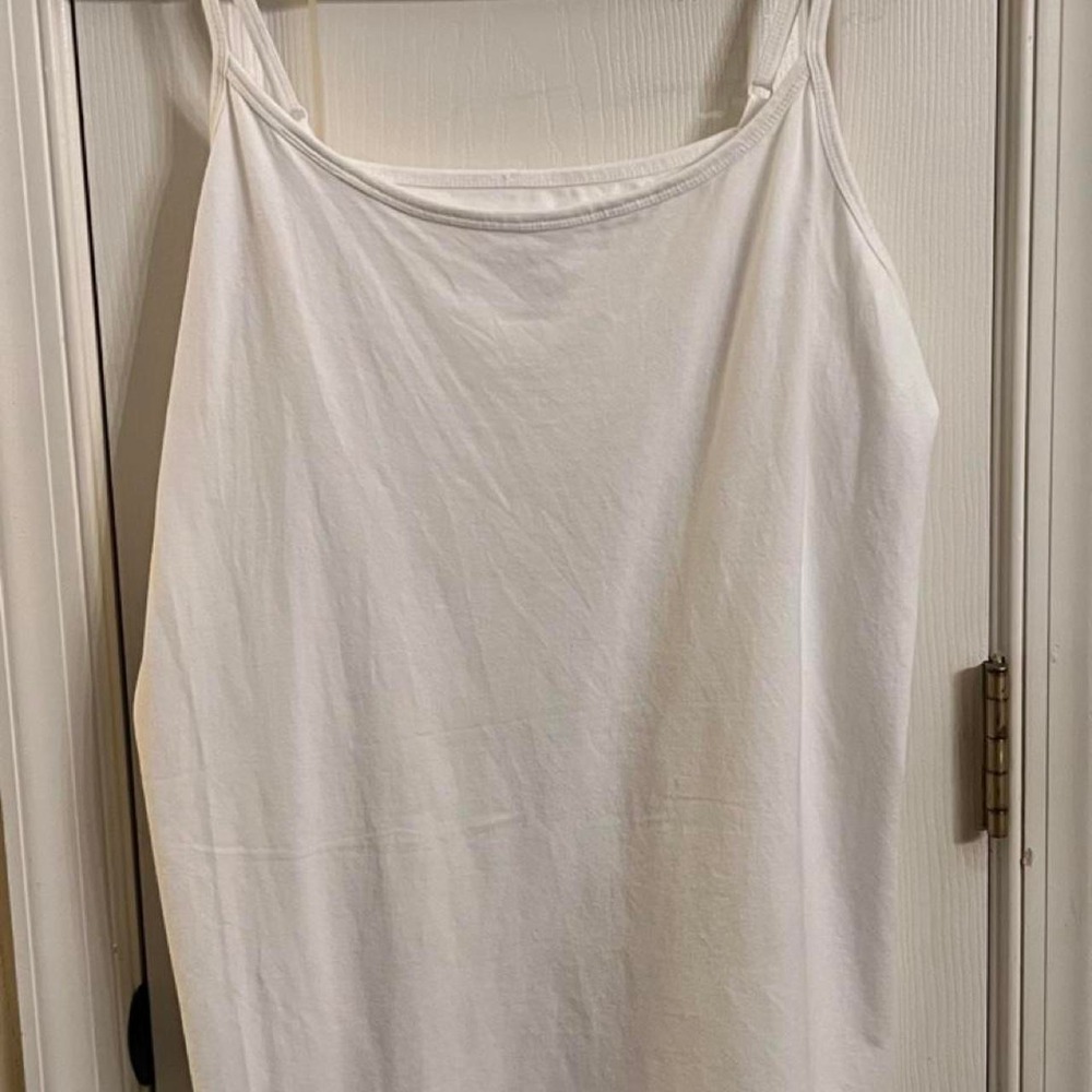 Torrid white cotton & spandex tank top size 4X